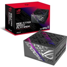 Asus ROG-STRIX-1200P Tam Modüler Güç Kaynaği, 80 Plus Plati̇num Serti̇fi̇kali, Atx 3.1, Gan Mosfet, Akill