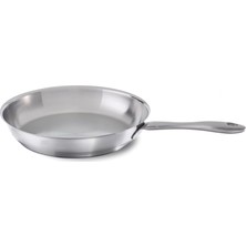 Fissler Catania / Paslanmaz Çelik Tava (Ø 24 Cm), Kaplamasız Saplı Tava, Güveç Tavası, Kızartma Için