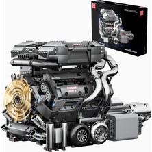 Mould King 10201 W16 Motor Modeli 2024 Parça Lüks Yapı Seti