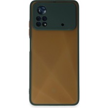 Akinco Xiaomi Poco X4 Pro 5g Kılıf Montreal Silikon Kapak - Yeşil