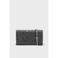 Armani Exchange Kabartma Logolu Zincir Askılı Mini Çanta Bayan Çanta XW000358 AF17290 UC001