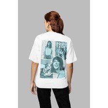 Sevbano 1989 Tasarım Taylor Swift Baskılı Unisex Oversize Şarkıcı Tişört