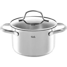Fissler San Francisco/paslanmaz Çelik Tencere (1,9 L - Ø 16 Cm) Cam Kapaklı Tencere, Dökme Kenarı, Ö