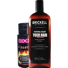 Ekobox Brickell 237ML Erkek Saçsakal Beyazıık Değiştirme Şampuanı + Sıxx Erkeklere Özel 3 Özellik Kremi 60ML