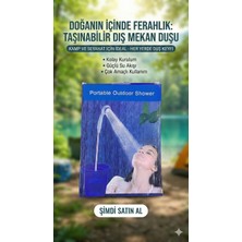Taşınabilir Şarjlı Seyyar Duş Seti ( Pompa  Hortum  Duş Başlığı )