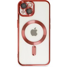 Akinco Iphone 14 Plus Kılıf Kross Magneticsafe Kapak - Kırmızı