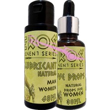 Ekobox Eros Legent 60 ml Bay Bayan Lubricantgel + Kadınlara Özel Cinseldamla 30 ml