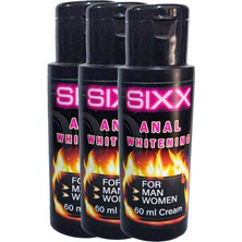Ekobox Sıxx Whiteningcream 3 Adet Analrenk Ton Değişştirme Kremi Bay Bayan 60 ml