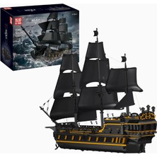 Mould King 13186 Pirate Ship Black Pearl 5266 Parça Lüks Yapı Seti