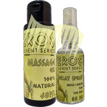 Ekobox Eros Legent 60 ml Masaj Yağı + 30 ml Erkeklere Özel Sprey