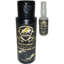 Ekobox Caraboa 60 ml Masaj Yağı Yanında 30 ml Delaysprey