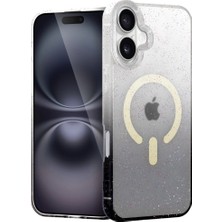 Arel Tech Store Iphone 16 Pummel Shiny Magsafe Kapak - Siyah ARLSTRTCH-MPA3256