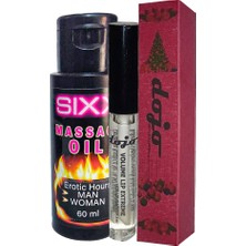 Ekobox Dojo Dudak Dolgunıaştirıcı Hotlip Plumper Ile + Sıxx Erotikmasaj Yağı 60 ml
