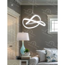 Kumsar Aydınlatma Como Tek Ledli Krom Kristal Ledli - Salon-Oturma Odası- Hol - Avize Aydınlatma