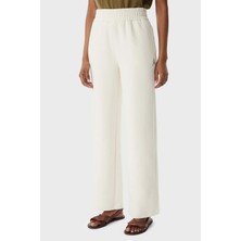 Armani Exchange Pamuklu Yüksek Bel Bol Paça Pantolon Bayan Pantolon XW002840 AF21298 U1003