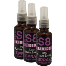 Ekobox Stimul8 Kadın Genital Bakım 3 Adet Isteme Libidospreyi 30 ml