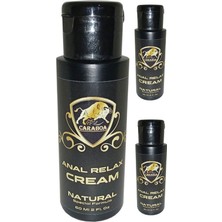 Ekobox Caraboa Kadınlar ve Ap.erkekler Için Analrelax Cream 3 Adet Lubricantanalrahatlatıcı Kasgevşetici Kaydırıcıkrem 60 ml