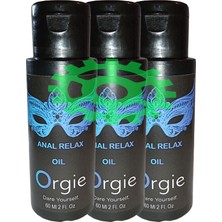 Ekobox L.orgie Kadına ve Erkeğe 3 Adet 60 ml Arka Reıaxoil Yağ