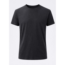 Siyah Renk Modal T-Shirt