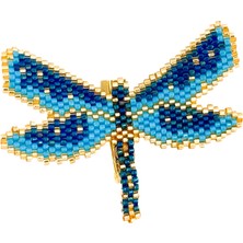 Helenist Design Yusufçuk Miyuki Yaka Iğnesi