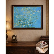 Art Of Legacy Van Gogh (Badem Çiçekleri 1890) Çerçeveli Klasik Vintage Duvar Tablo