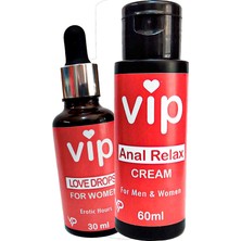 Ekobox Vıp Kadın Erkeklere Uygun Analrahetıatıcı Krem + Bayanlara Özel Cinseldamla
