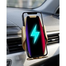 Araç Havalandırma Telefon Tutucu Kablosuz Şarj Destekli Akıllı Sensörlü