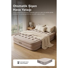 Neffo Şişme Yatak Kendinden Elektrikli Pompalı Çift Kişilik Yatak 152X198X40 cm