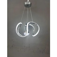 Kumsar Aydınlatma Damla Tek Top Kristal Avize (3 Renk LED Özelliği)
