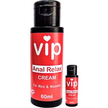 Ekobox Vip Analrelax Cream 2 Adet Kadınlar ve Ap.erkekler Için Analrahatlatıcı Kasgevşetici Kaydırıcıkrem 60 ml