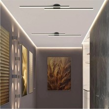 Kumsar Aydınlatma Luminda Plafonyer Modern LED Avize Siyah EC-8324