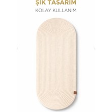 Kitchen Line Oval Hasır Runner 30X80 cm | Şık Dekoratif Masa Örtüsü & Sofra Düzeni