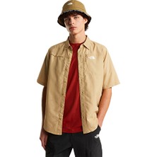 The North Face M Sequoia Short Sleeve Shirt Erkek Outdoor Kısa Kollu Gömlek NF0A8FU6LK51BEJ
