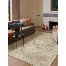 Pera Halı Modern Vizon ve Krem Eskitme Desenli Halı - FMBH02