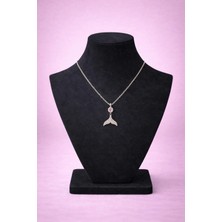 Mdm Style Deniz Temalı Kuyruk Figürlü Taşlı Kadın Kolye