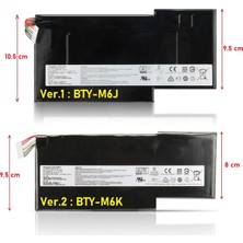 Msı GS63 7rd Stealth Batarya Pil Retro V2