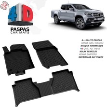 Mercedes x Class Ferrous 4d Havuzlu Kauçuk Paspas 2023