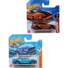 Hot Wheels 2 Araç Hot Wheels Set - 2020 Ford Mustang Shelby GT500 & Ford Shelby GT350R (1/64), Oyunc