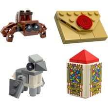 LEGO Harry Potter Mikro - Aragog + Buckbeak + Bertie Bott's Every-Flavour Beans + Letter (58 Parça)