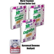 Murat Yayınları 2026 Yeni Baskı 10.sınıf Edebiyat - Tarih - Coğrafya Öğrencim Defteri | 3'lü Set