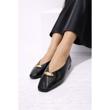 Slipcat Kadın Parlak Tokalı Babet- Premium Görünüm Günlük ve Ofis Şıklığı