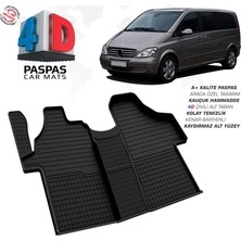 Mercedes Vito W639 2004 Ferrous 4d Havuzlu Kauçuk Paspas