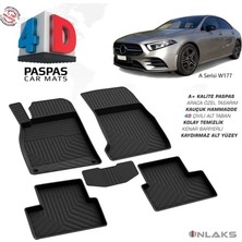 Mercedes A200 W177 2022 Ferrous 4d Havuzlu Kauçuk Paspas