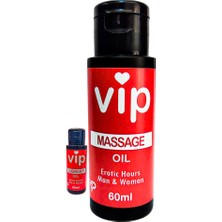 Ekobox Vip Naturel 60 ml Erotikmasaj Yağı Yanında Kadınlar ve Ap.erkekler Için Lubrikantgel Forerotic