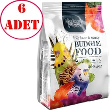 Nature Plan Meyveli Ballı Muhabbet Kuşu Yemi 500 gr 6 Ad