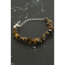 Fta Ticaret Kaplangözü Kırık Doğaltaşlı Bileklik RSBİJ34-ESRDNS