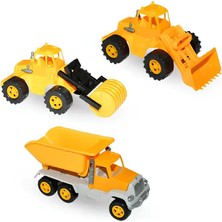 Shoplandu Inşaat Seti Araçlarım Üçlü Yol Set
