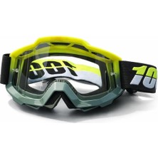 %100 Accuri C14 Sarı Gri Goggle