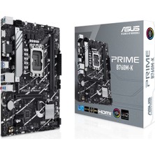 Asus PRIME-B760M-K (Outlet) 90MB1FI0-M1EAY0 8000MHZ(OC) Rgb M.2 Intel B760 LGA1700 1700P Matx Ddr5 Anakart