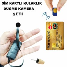 Urfakent Düğme Kamera ve Mikro Kulaklık Seti – Uzaktan Izleme ve Iletişim Çözümü Muhabir Seti